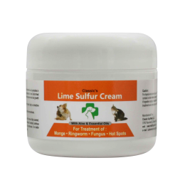 Lime Sulfur Pet Skin Cream - Pet Care and Veterinary Treatment for Itchy and Dry Skin - Safe Solution for Dog, Cat, Puppy, Kitten, Horseï¿½ï¿½ï¿½