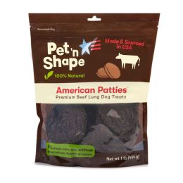 Pet 'N Shape American Patties Dog Treat Made and Sourced in the USA 1 lb