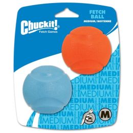 CHUCKIT D FCH BALL MD 2PK