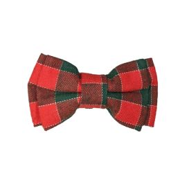 FASHION PET Dog Bow Tie, Red Plaid XS/SMALL