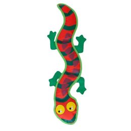 Outward Hound Invincibles Dog Toy Fire Biterz Lizard Multi-Color Extra-Large