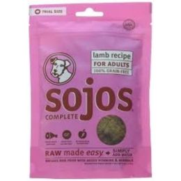 Sojos Complete Grain Free Adult Dog Food Lamb Recipe, 4 Oz Trial Size