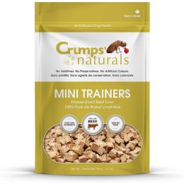 Crumps Natural Dog Mini Train Free oze-Dried Beef Liver 3.7 oz (105g)