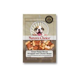 Loving Pets Nature's Choice Chicken Wrapped Sweet Potato Biscuit Dog Treats 2 oz
