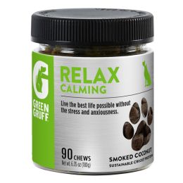 Green Gruff Relax Calming Dog Supplements 1ea/90 ct