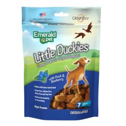 Emerald Pet Little Duckies and Blueberry Dog Treats 5 oz