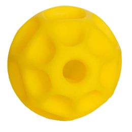 Starmark Treat Dispensing Tetraflex Dog Toy Yellow, 1ea/MD
