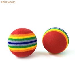 Color Pet Foam Ball Toys (Color: Red, size: 10 Pcs)