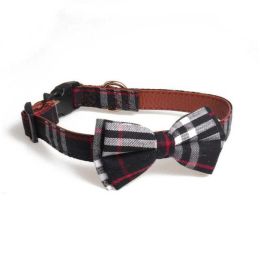 New Dog Collar Set (Color: Black Collar, size: L)