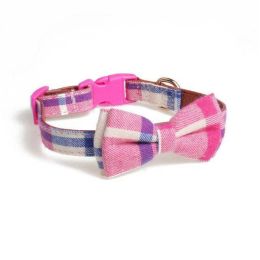 New Dog Collar Set (Color: Pink Collar, size: L)