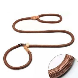 Wholesale Braided Adjustable Ring Collars (Color: Coffee, size: 1.4x150cm)