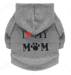 pet cat jacket to keep warm (Color: MOM Gray, size: S)